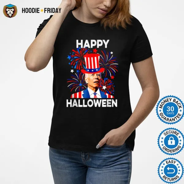 Fireworks Merica Biden Uh Happy Halloween Confused For 4Th T B0B51Fjg88 Shirts