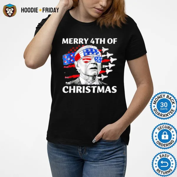 Fireworks Merica Biden Uh Merry 4Th Of Christmas 4Th Of July T B0B51Dnlqm Shirts