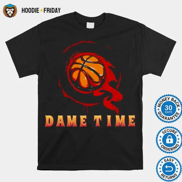 Flame On Basketball Damian Lillard Dame Time Shirts