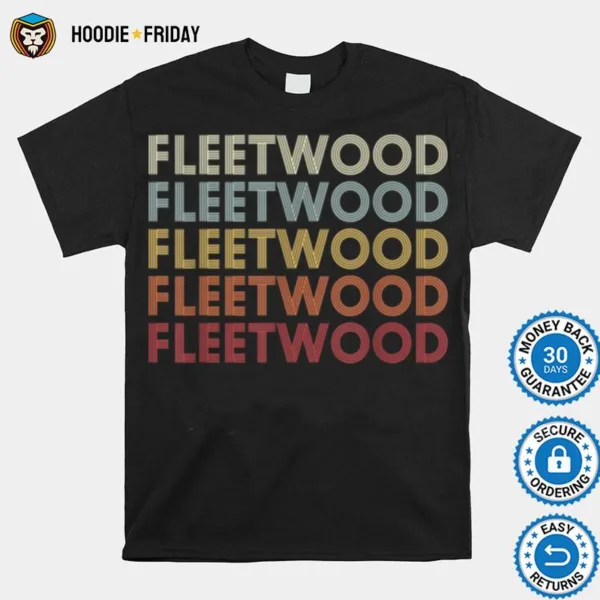 Fleetwood Pennsylvania Fleetwood Pa Retro Vintage Text Shirts