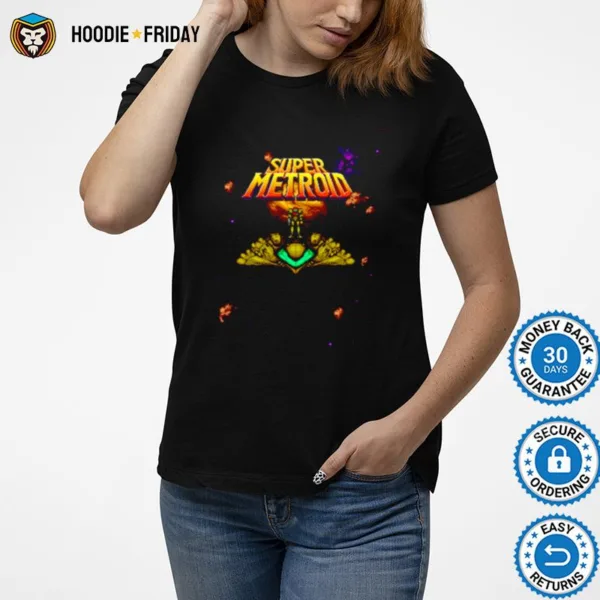 Floating Super Metroid Graphic Shirts