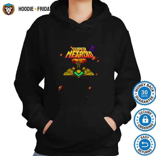 Floating Super Metroid Graphic Shirts