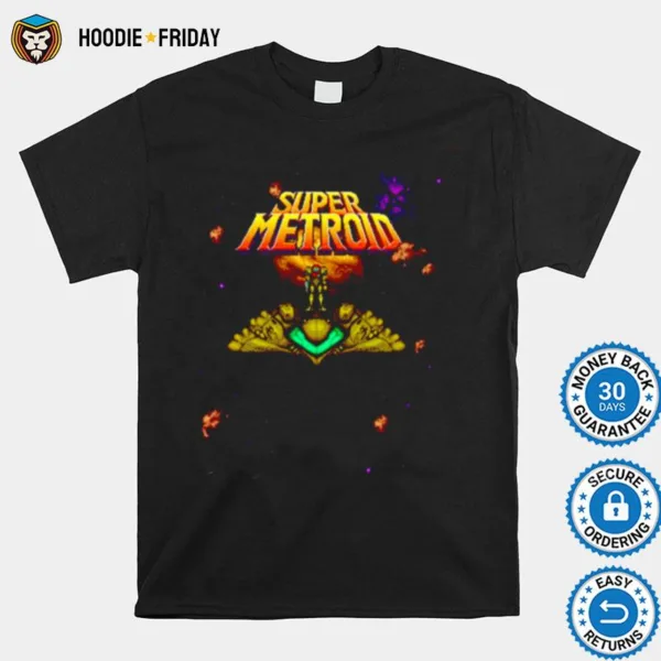 Floating Super Metroid Graphic Shirts