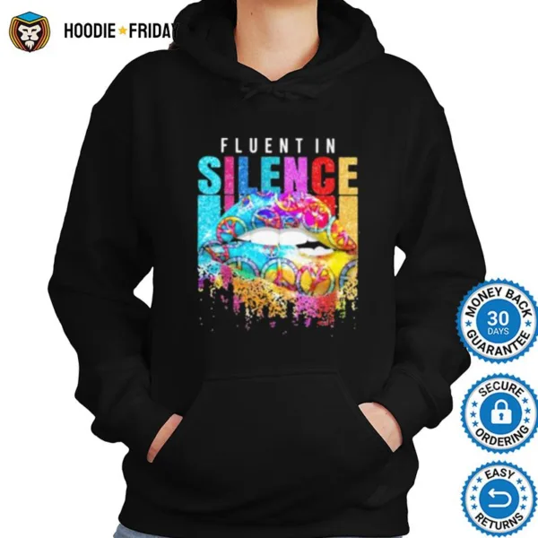 Fluentin Silence Lips Hippie Shirts