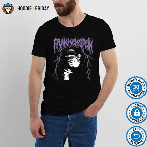 Frankenstein Monster Metal Scary Movie Universal Monsters Shirts