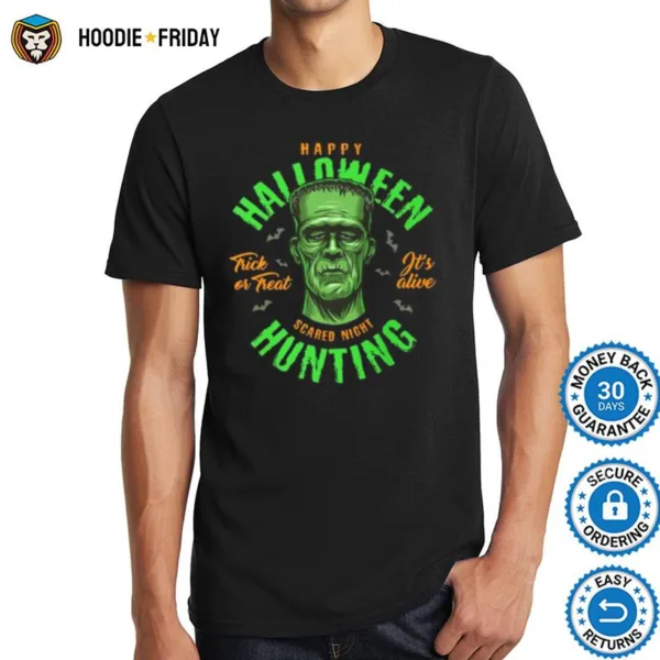 Frankenstein Scared Night Halloween Party Shirts