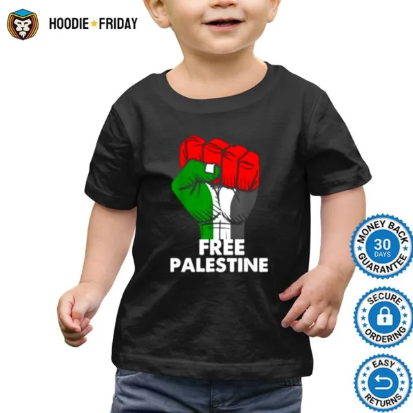 Free Gaza Palestine Flag Arabic Freedom Palestine Flag Shirts