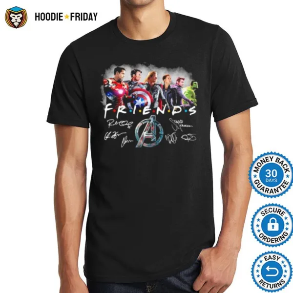 Friends Avengers Marvel Studios Signatures Shirts