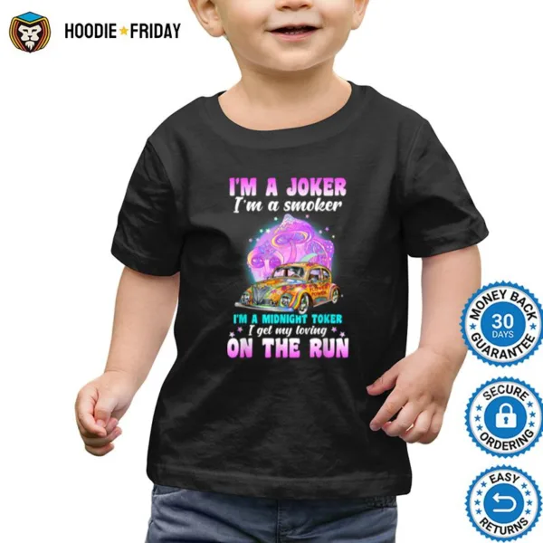 Funny I? A Joker I? A Smoker I? A Midnight Toker Mushroom  B0B1Qf6Mf2 Shirts