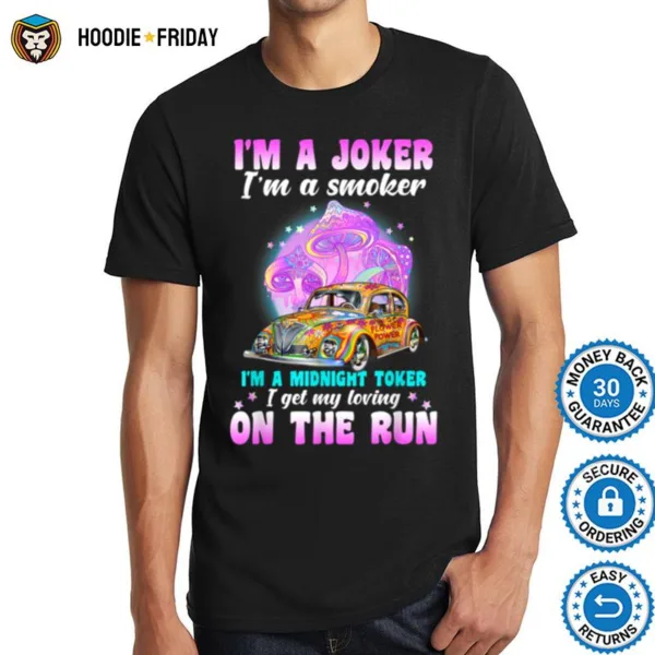 Funny I? A Joker I? A Smoker I? A Midnight Toker Mushroom  B0B1Qf6Mf2 Shirts