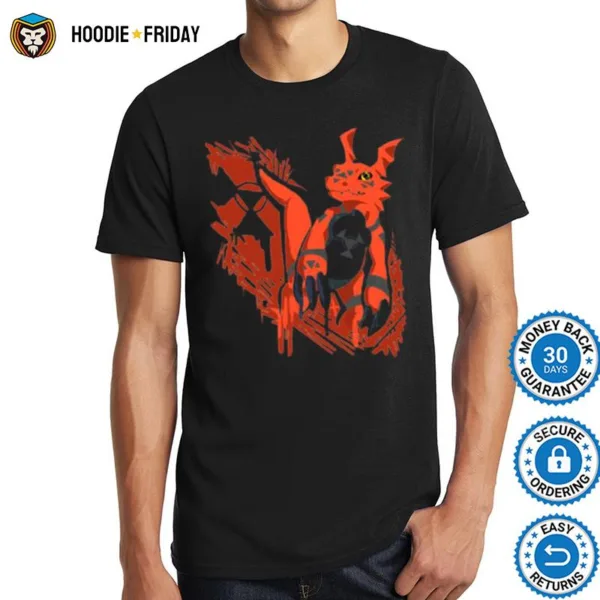 Funny Moment Of Guilmon Digimon Shirts