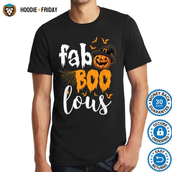 Funny Pumpkin Halloween Tee Fab Boo Lous Tee Halloween Party Shirts