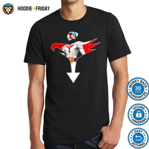 G Force Black Print Star Blazers Shirts