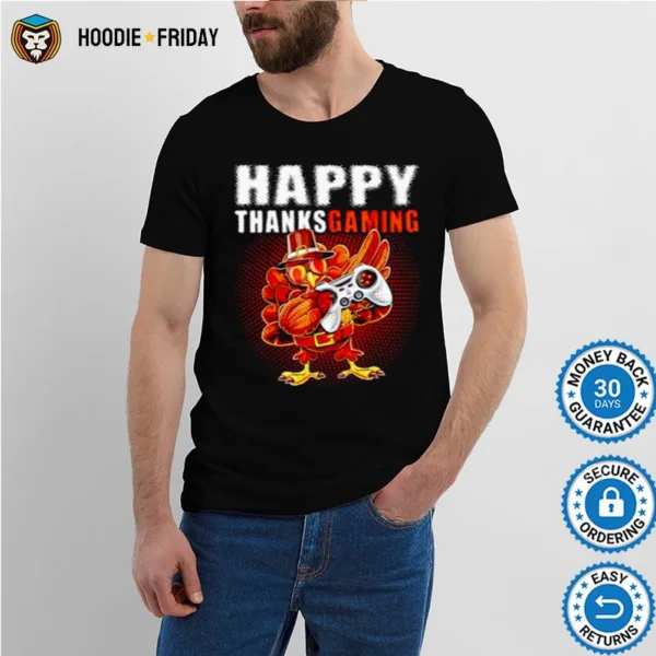 Gamer Turkey Happy Thanksgiving Shirts