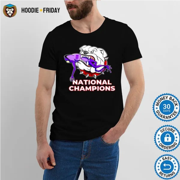 Georgia Bulldogs Defeat Tcu Horned Frogs National Champions Shirts