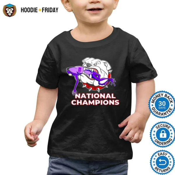 Georgia Bulldogs Defeat Tcu Horned Frogs National Champions Shirts