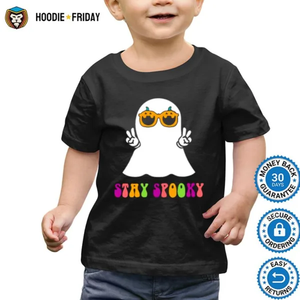 Ghost Stay Spooky Halloween Season Groovy Shirts