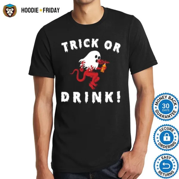 Ghost Trick Or Drink Shirts