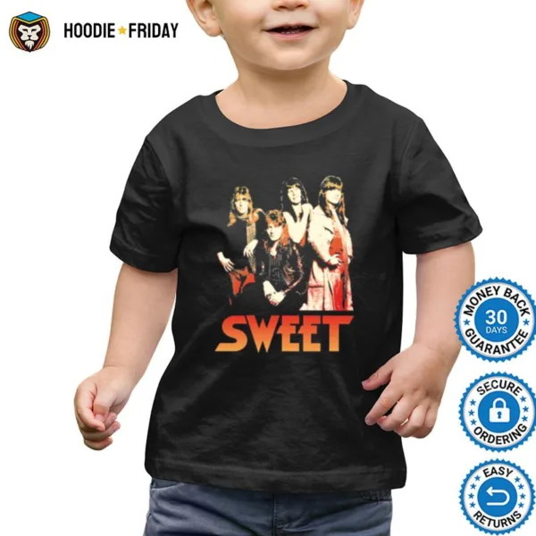 Glam Rock Relaxed Fit The Sweet Band Shirts