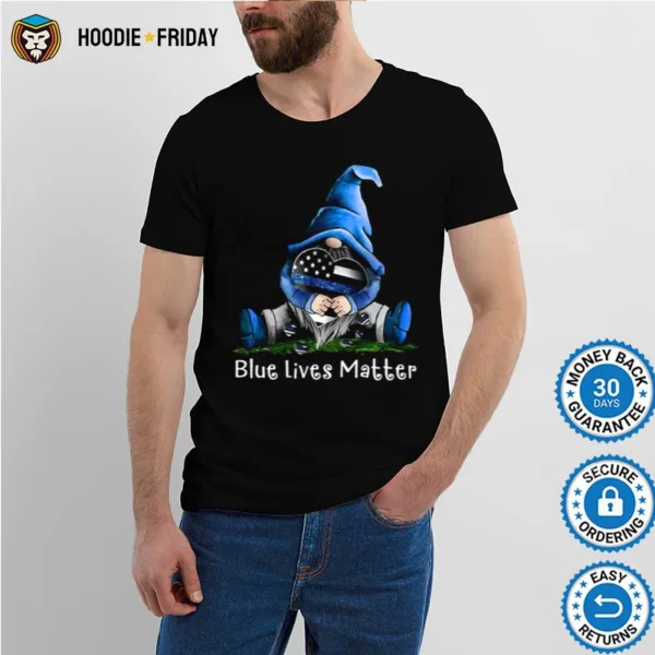 Gnomes Hug Blue Lives Matter Shirts