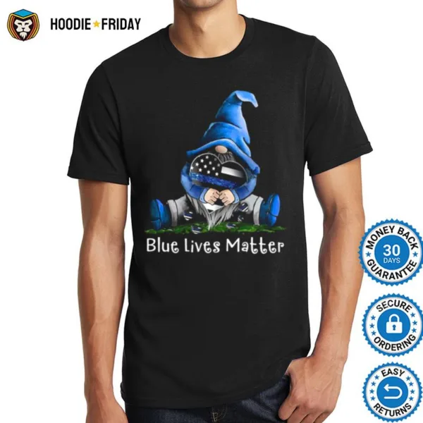 Gnomes Hug Blue Lives Matter Shirts