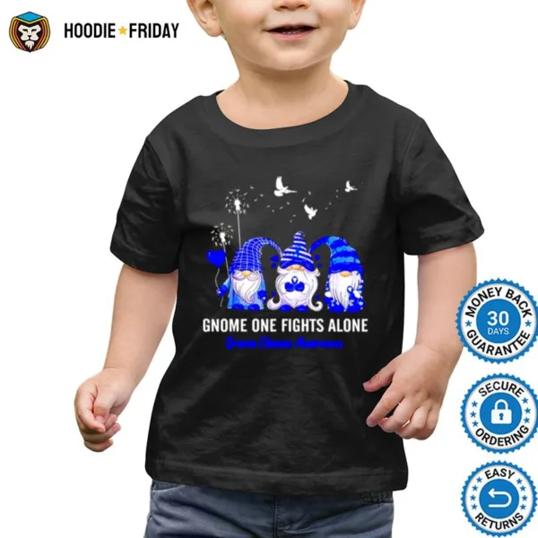 Gnomes One Fights Alone Graves Disease Awareness Shirts