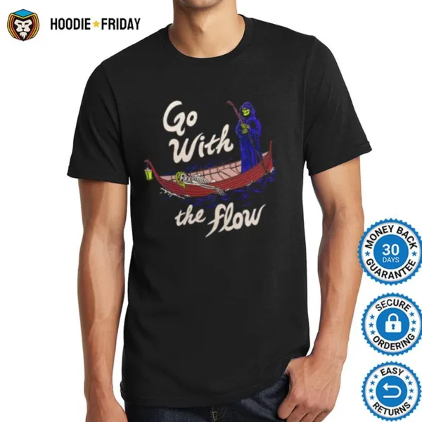 Go With The Flow Printed Death Shirts