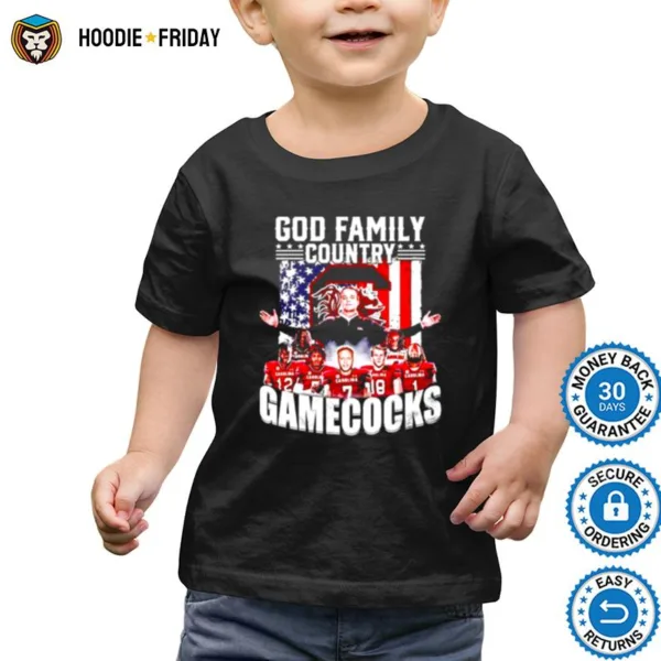 God Family Country Gamecocks Players Shirts