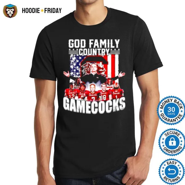 God Family Country Gamecocks Players Shirts