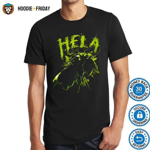 God Of Death Hela Marvel Villain Shirts