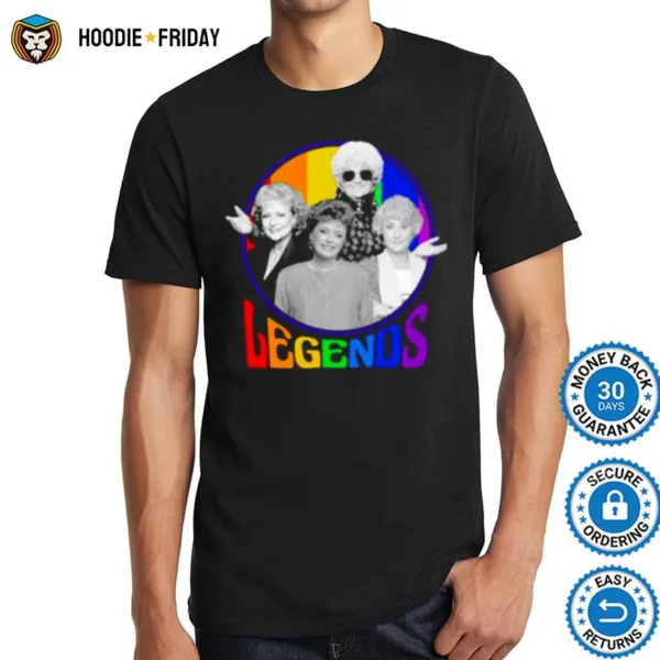 Golden Girl Rainbow Pride Legends Shirts