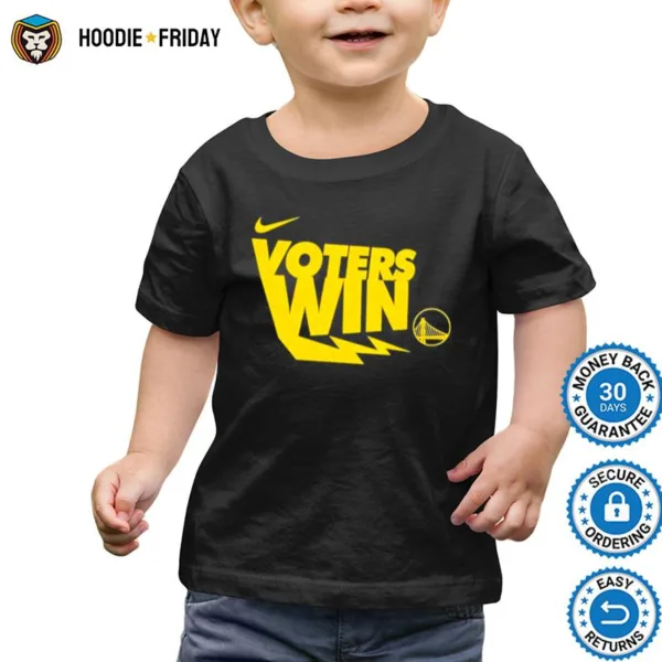 Golden State Warriors Voters Win Shirts