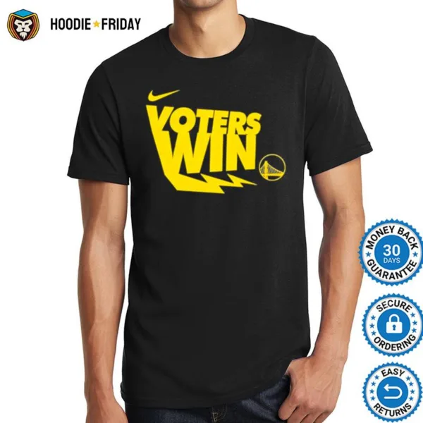 Golden State Warriors Voters Win Shirts