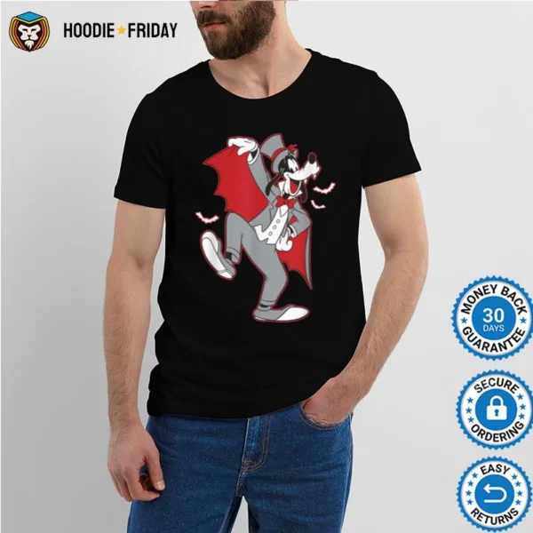 Goofy In Dracula Costume Halloween Disney And Pixar Holiday Shirts