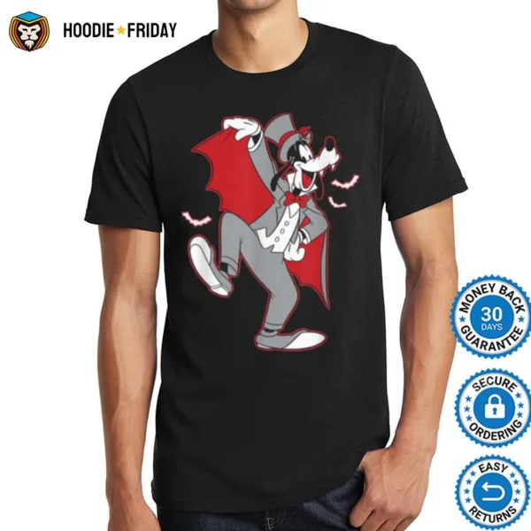 Goofy In Dracula Costume Halloween Disney And Pixar Holiday Shirts