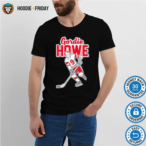 Gordie Howe Mural Hockey Shirts