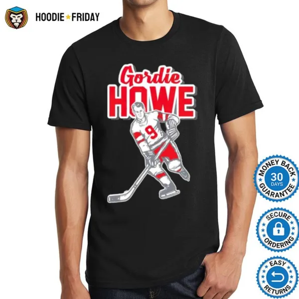 Gordie Howe Mural Hockey Shirts