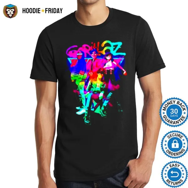 Gorillaz Punk Electronic Dance Shirts