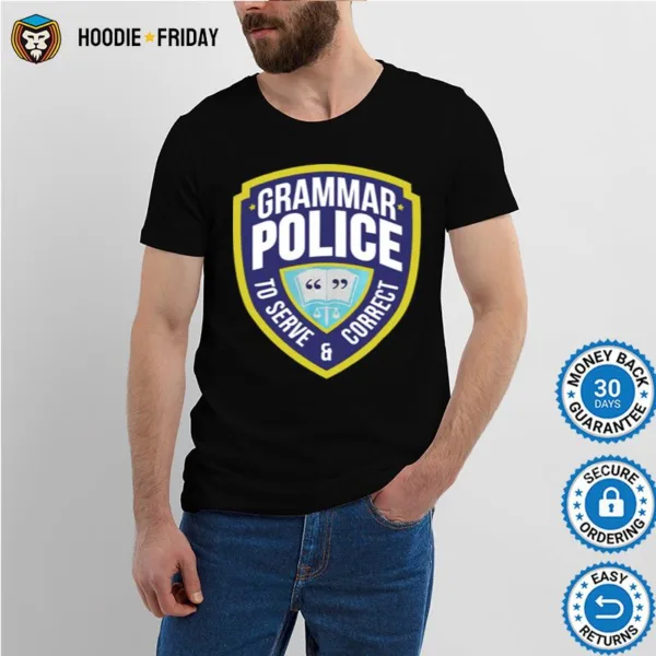 Grammar Police Funny Halloween Costume T Shirts