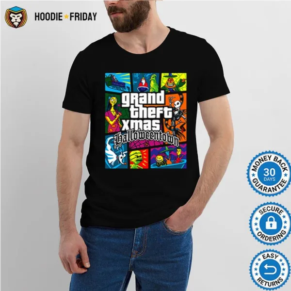 Grand Theft Xmas Halloween Town Shirts