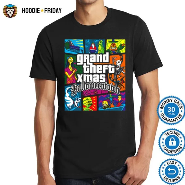 Grand Theft Xmas Halloween Town Shirts