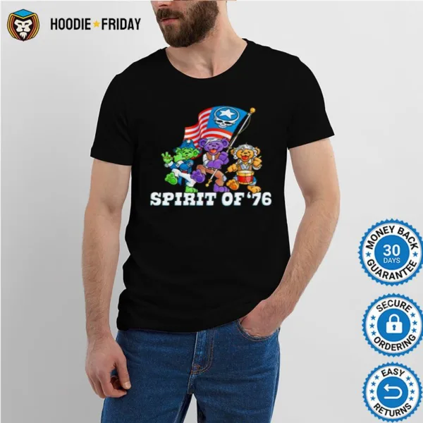 Grateful Dead Spirit Of 76 4Th Of July Shirts