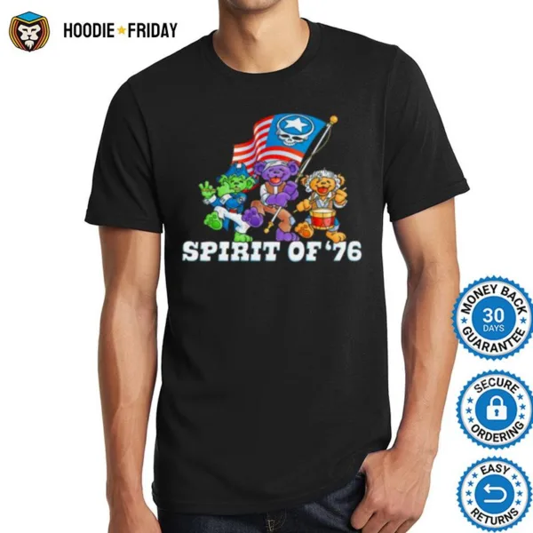 Grateful Dead Spirit Of 76 4Th Of July Shirts