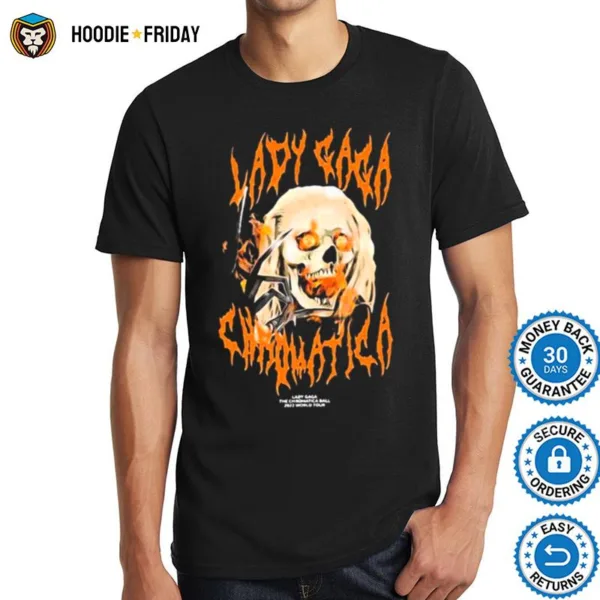 Greatest Of Chrom Lady Gaga Chromatica Ball Skull Horror Shirts