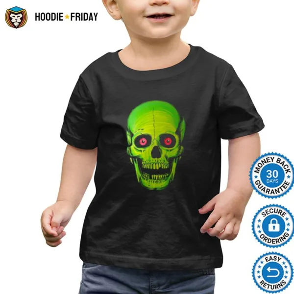 Green Halloween Skull Shirts