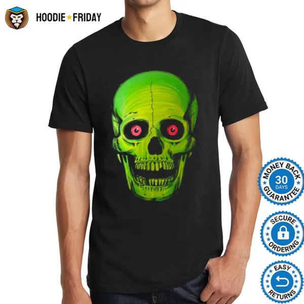 Green Halloween Skull Shirts