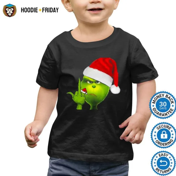 Grinch X Middle Finger Christmas Shirts