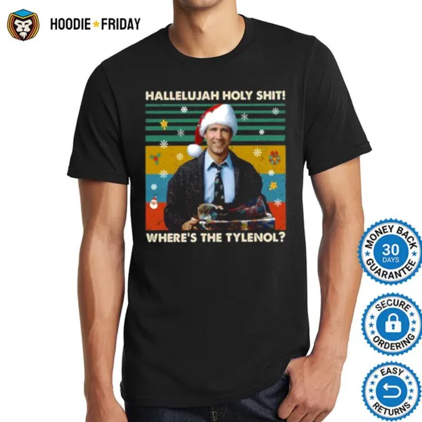 Griswold Hallelujah Holy Shit Wheres The Tylenol Vintage Shirts