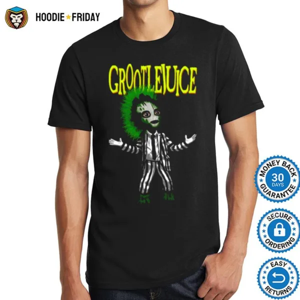 Grootlejuice Funny Groot From Avenger Marvel Shirts