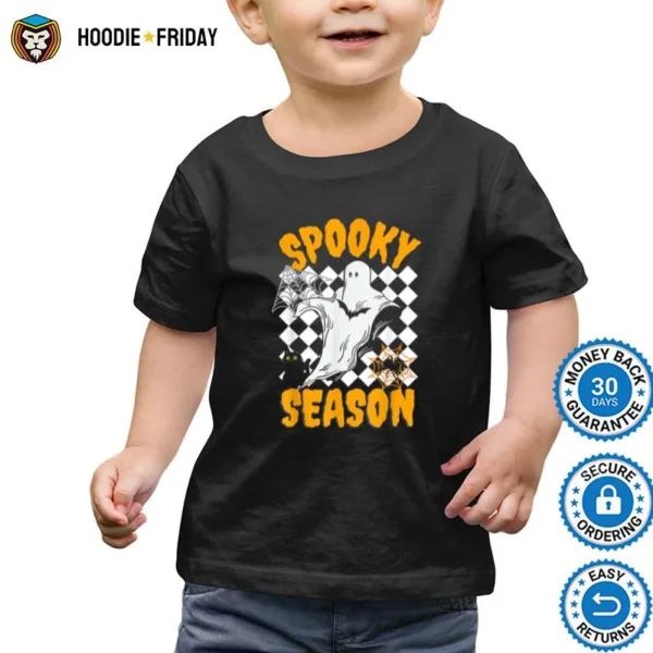 Groovy Ghost Spooky Season Happy Halloween Shirts